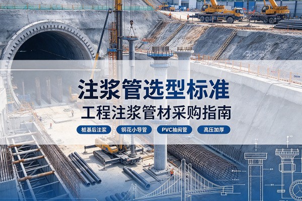 瑞安注浆管选型标准