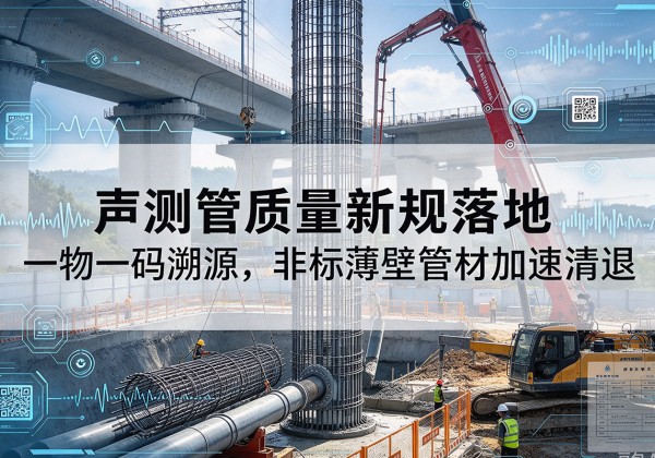瑞安声测管质量新规落地，一物一码溯源，非标薄壁管材加速清退